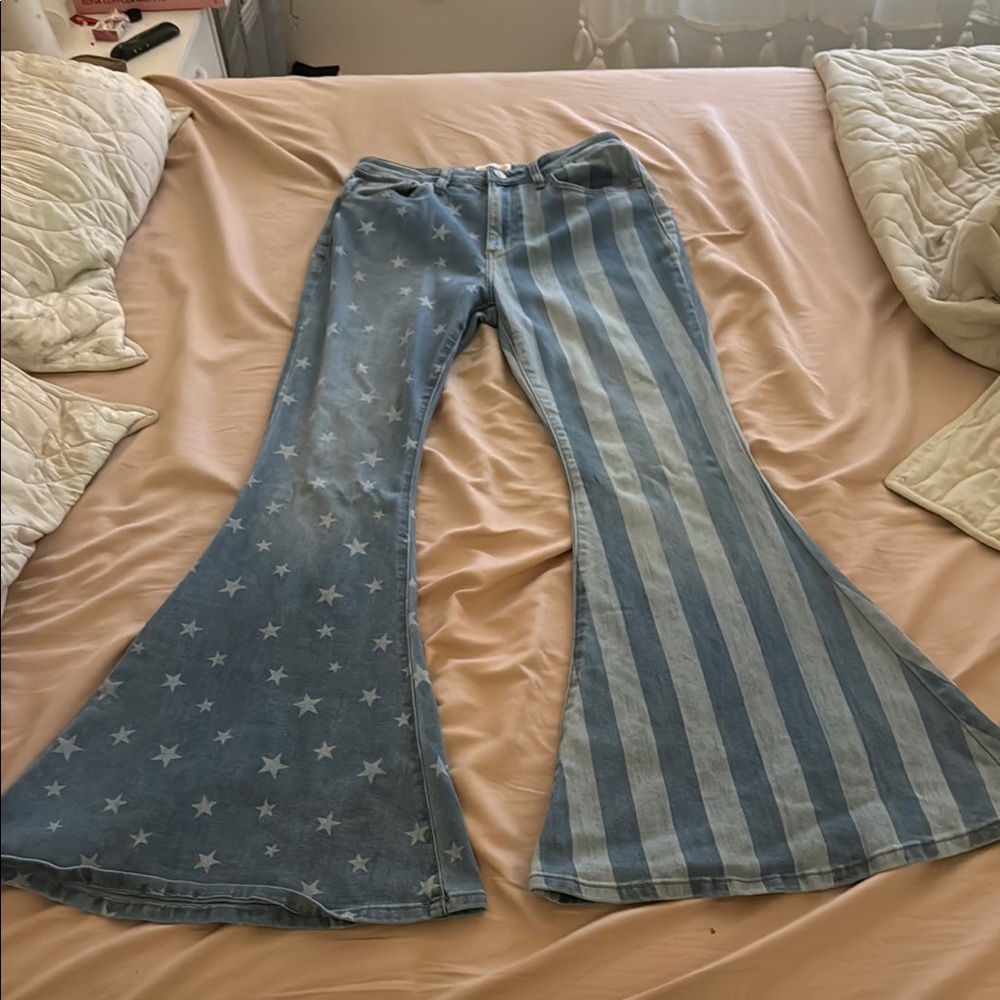 Shyanne Light Blue Denim with Star Accents